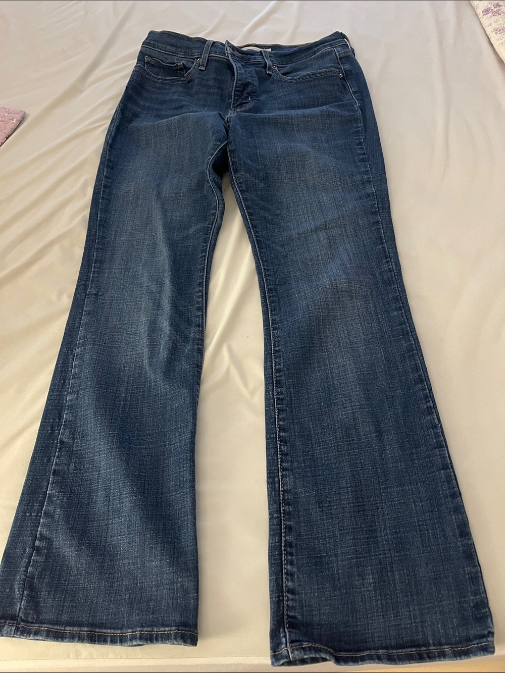 Levi's Dark Blue Flare Jeans